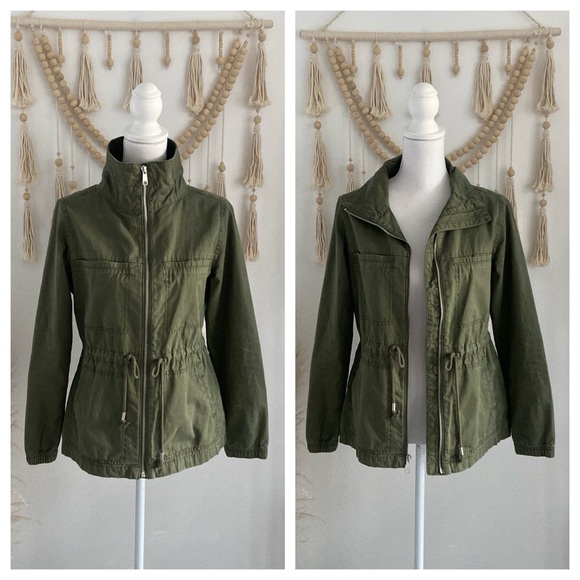 Old Navy Jackets & Blazers - Old Navy army green jacket military utility lightweight coat trendy spring small